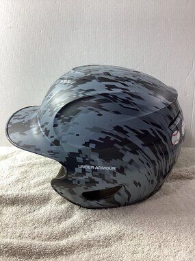 Under Armour UABH110 Baseball Batting Youth Helmet 5 7/8-6 3/4 Camo Gray/Black